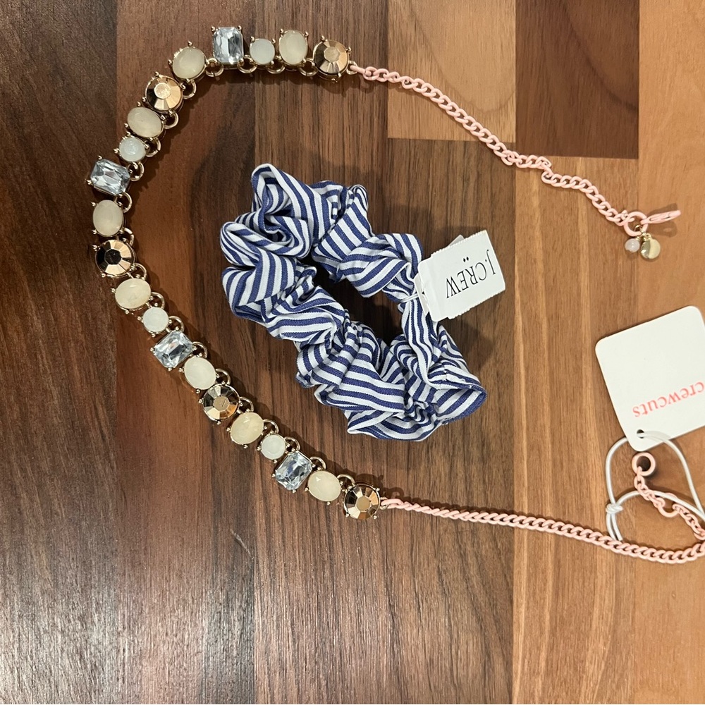 J. Crew Hair Accessories Set - Pink and Blue